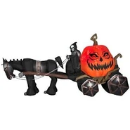 Fire and Ice Pumpkin Coach