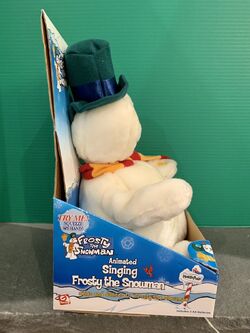 Frosty the snowman singing stuffed animal outlet