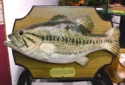 Poisson Chantant Big Mouth Billy Bass - Gemmy 1999 - Vintage - Testé Fonctionne