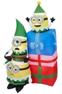 Minion Elves with Gifts Scene