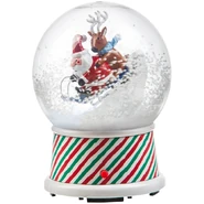 Snowglobe-Santa & Reindeer sledding (Target exclusive)