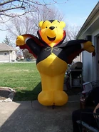 Halloween Winnie the Pooh as Vampire