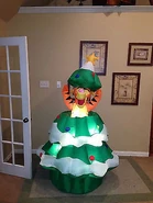 Tigger Popping Out of Christmas Tree