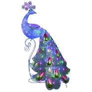 Sparkle Sculpture-Peacock