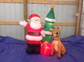 Santa & Rudolph w/ Christmas tree & Present (Prototype)