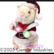 Dancing Hamsters - Santa with Christmas Lights