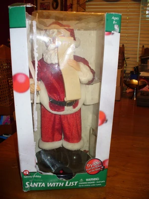 Animated Santa with List (2002) | Gemmy Wiki | Fandom