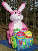 Easter Bunny w/ egg cart