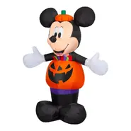 Mickey Dressed in Pumpkin