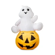 Halloween Greeters - Ghost on Pumpkin