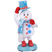 early 2007 mini snowflake spinning snowman disgin