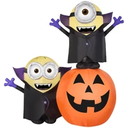 Gone Batty Minions w/ Pumpkin Scene