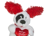 Ear Flapping Valentine Dog