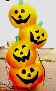 Gemmy inflatable pumpkin stack