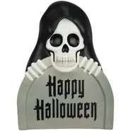 Blow Mold Reaper And Tombstone