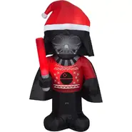 Darth Vader in Ugly Christmas Sweater (Red)