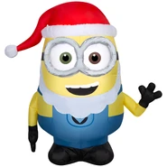 Minion Bob in Santa Beard and Hat