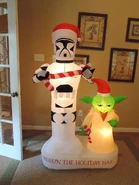 Star Wars Christmas scene