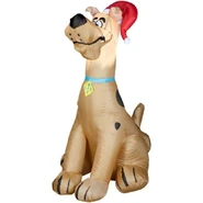 3ft Scooby Doo w/Santa hat (Alternative Stock Photo)