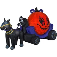 Reaper Riding Pumpkin Carriage