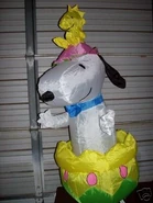 Snoopy In Easter Egg with Woodstock