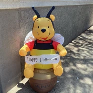 Halloween Indoor Winnie the Pooh in Bee Costume