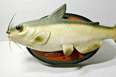Ancien Poisson Chantant Gemmy Travis La Truite – Occasion (tourne, Regarder Description)