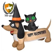 Black Cat & Weiner Dog