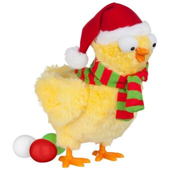 gemmy animated plush holiday egg laying chicken