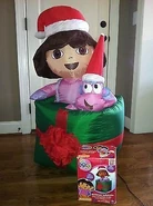 Dora & Boots In Christmas Gift Box