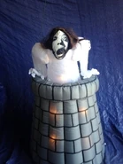 Animated Female Ghost in Well