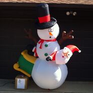 Santa crashed into snowman (Prototype)