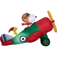 Snoopy in Airplane Scene