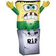 Monster SpongeBob on Tombstone