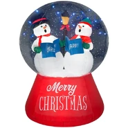Caroling Snow People Globe
