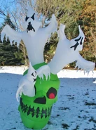 Ghost Trio in Green Skull