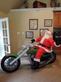 Realistic Santa Claus on chopper (Prototype)