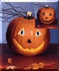 Talking animated pumpkin