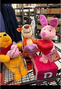 Valentines Greeters - Pooh, Tigger And Piglet