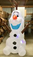 8ft Gemmy Airblown Inflatable Christmas Projection Snowflurry Olaf Prototype