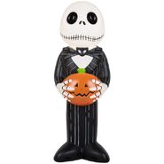 Blow Mold Jack Skellington Holding Pumpkin