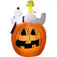 Snoopy and Woodstock on Pumpkin (version 2)
