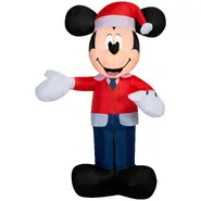 Mickey Mouse in Holiday Tie Outfit