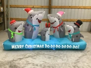 Christmas Shark Family w/ sound