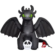Toothless with Skull