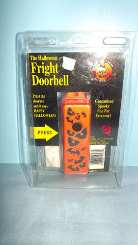 HALLOWEEN FRIGHT DOORBELL 1991 GEMMY INDUSTRIES