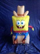 Gemmy inflatable cowboy spongebob