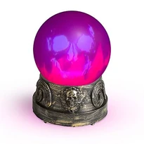 Lighted Crystal Ball 