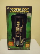 Gotta Go Caged Skeleton in the box