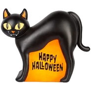 Blow Mold Black Cat